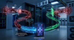 AI cybersecurity feedback loop testing attacks and generating new defenses