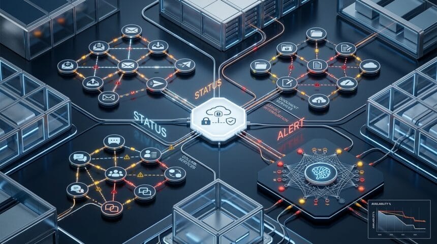 Microsoft 365 cloud services disrupted by an authentication infrastructure failure
